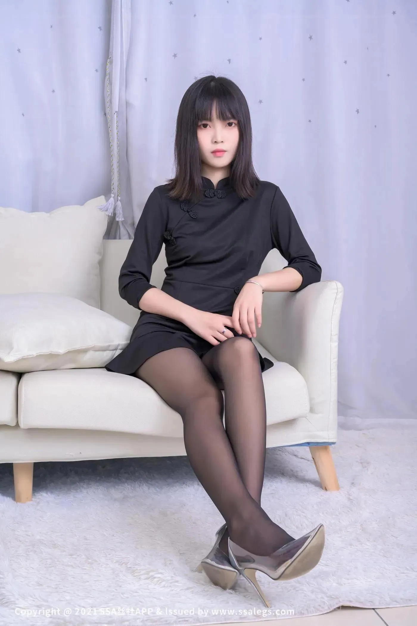 [SSA丝社]超清写真 NO.726 腿模丹丹的黑丝美腿（上） [74P]插图
